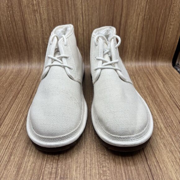UGG NEUMEL MEN’S NATURAL HEMP PLANT BASED COLLECTION SIZE 13 OFF WHITE BOOTS main image 5